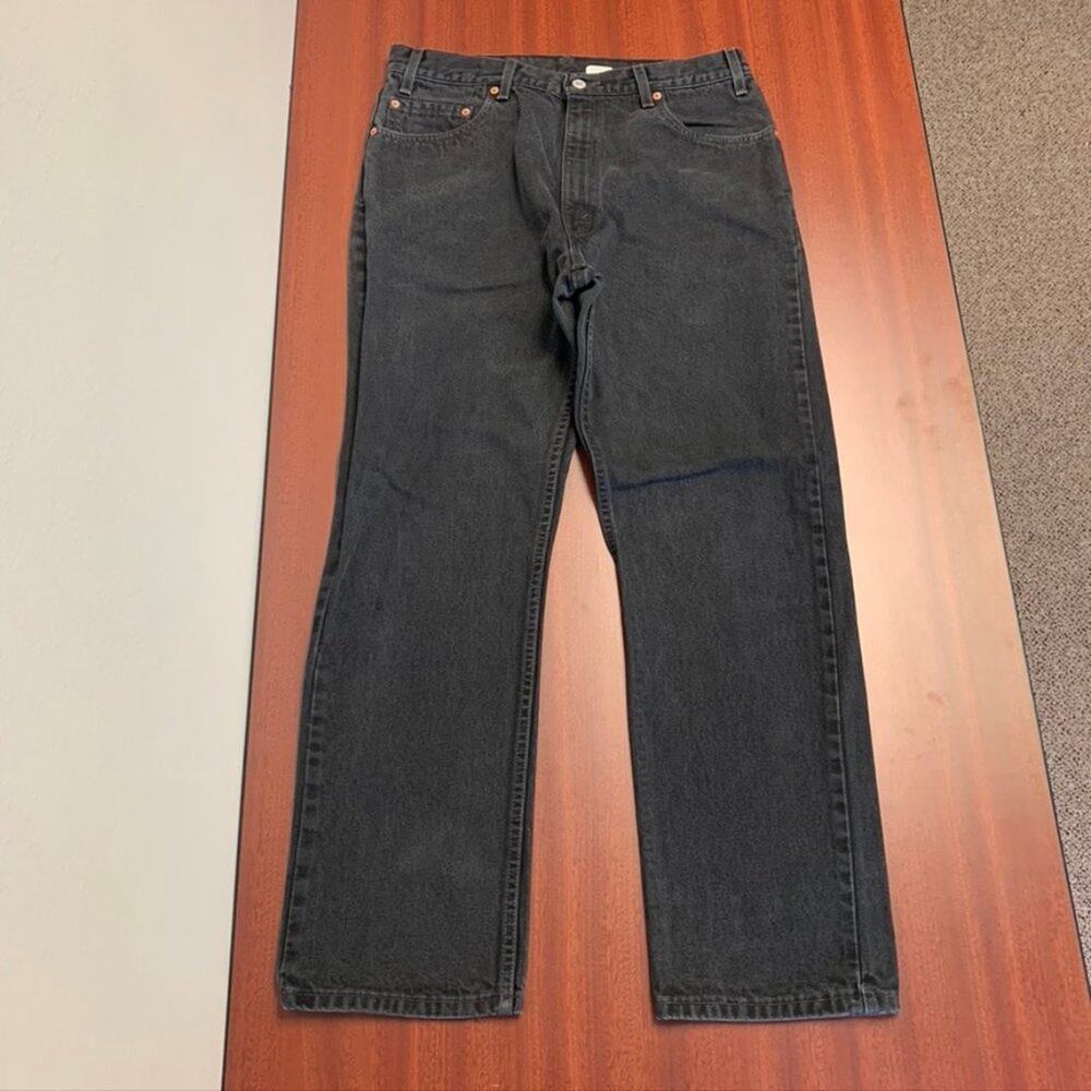 Vintage Men's 505 Black Levi's USA Made - Picture 4 of 7